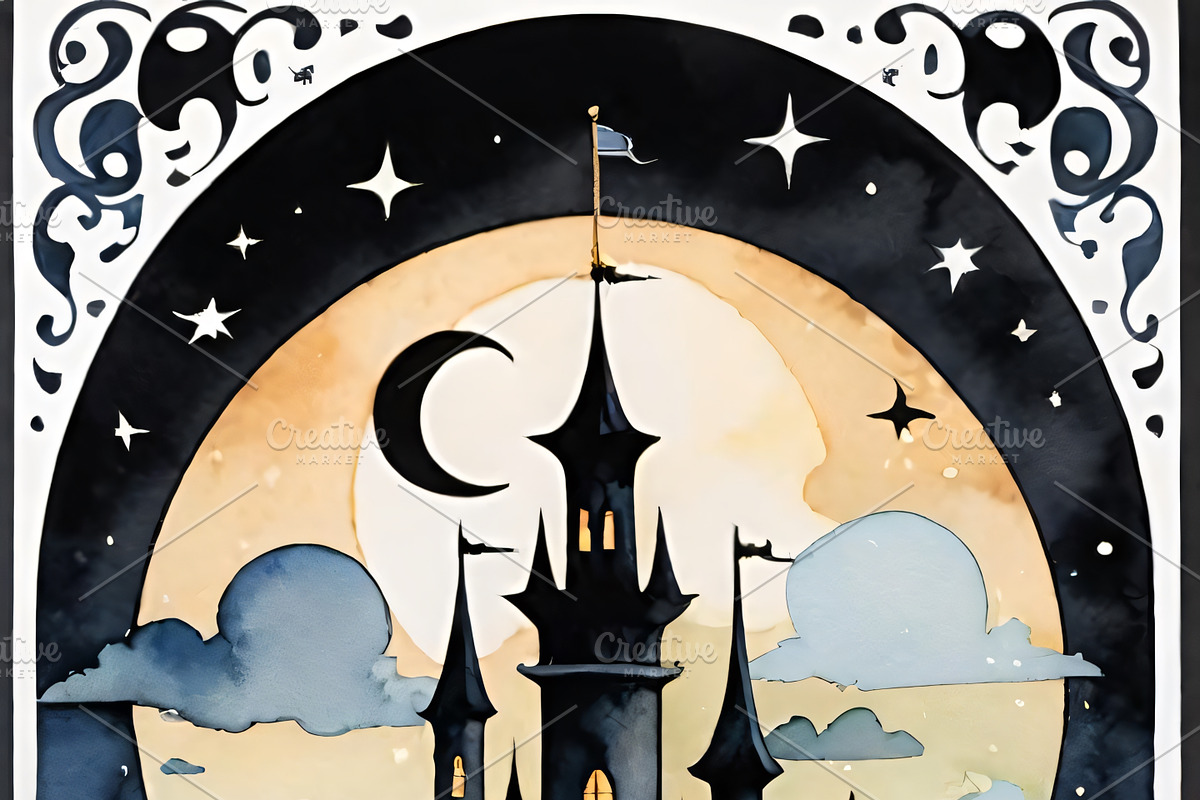 ETARA Moonlit Cat Oracle, a Decorative Illustration by ETARA by Mea Hau (Photo 5 of 11)
