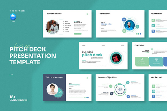 Business Pitch-Deck Keynote Template preview 8