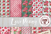 DIGITAL PAPER PATTERNS PACK, a Decorative Illustration by Download Graphic Art (Thumbnail 1 of 6)