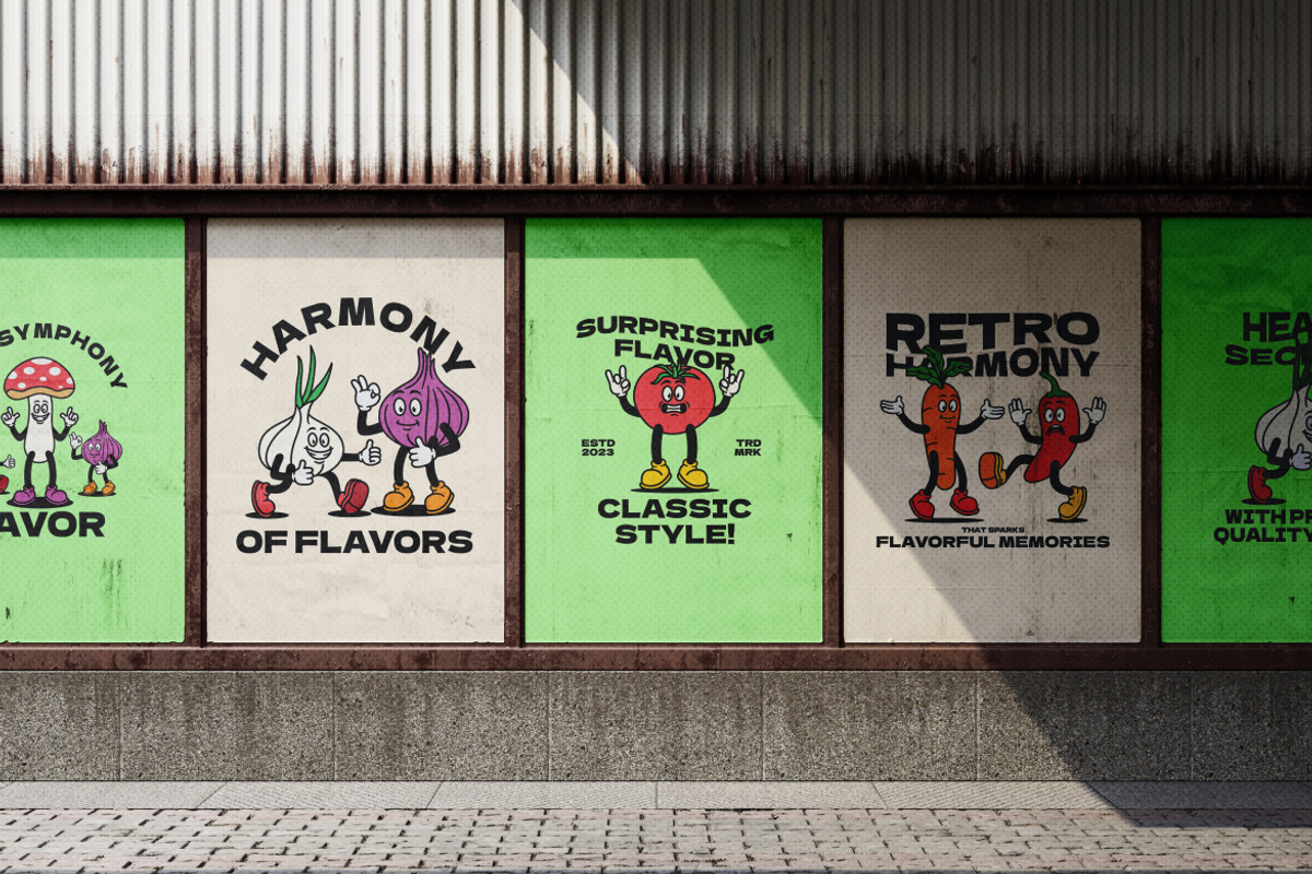 Vegetable Mascot Illustration, an Object Illustration by Decoconio Design (Photo 7 of 7)