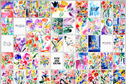 Bright Colorful Watercolor PRINTS, a Background Graphic by lerinartstudio (Thumbnail 8 of 11)