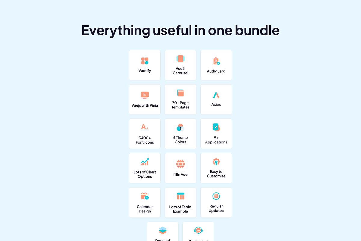 Flexy Vuejs Admin Dashboard Template, a Vue Template by WrapPixel (Photo 3 of 7)