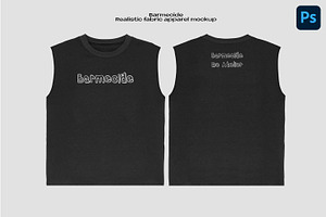 Muscle tee mockup, a Shirt Mockup by Barmecide Mockup Studio