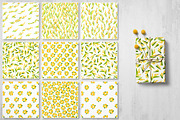 Mille Fleur - 36 watercolor patterns, a Pattern Graphic by Begin Again (Thumbnail 3 of 6)