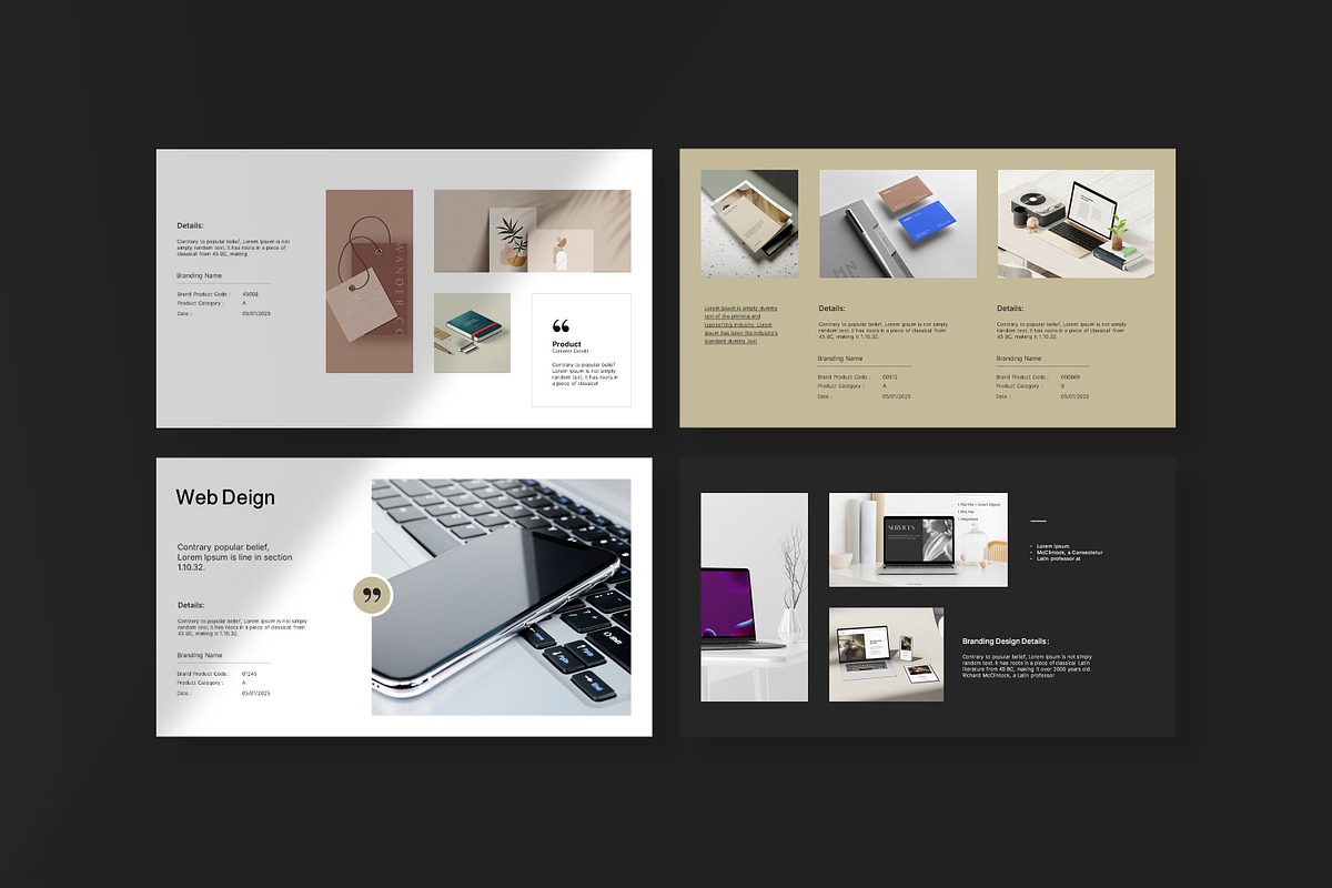 Brand Portfolio PowerPoint Template preview 6