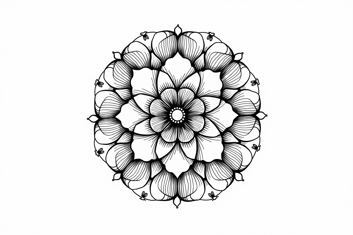 Adult Mandala Coloring Book Bundle, an Illustration by Designer_Momina (Photo 3 of 11)