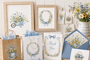 Summer Cottage Clipart frames, a Decorative Illustration by HeavensStar (Thumbnail 4 of 8)