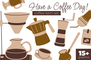 Coffee Item Cliparts