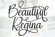 Beautiful Regina | Script Font, a Handwritten Font by Scratchones (Thumbnail 1 of 9)