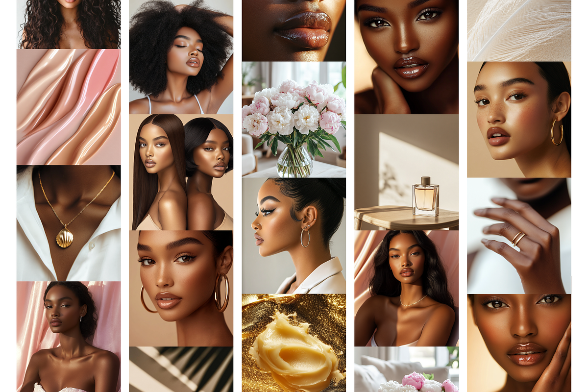 140 Melanin Aesthetic Stock Images, a Beauty & Fashion Photo by MarkoPresets (Photo 3 of 8)