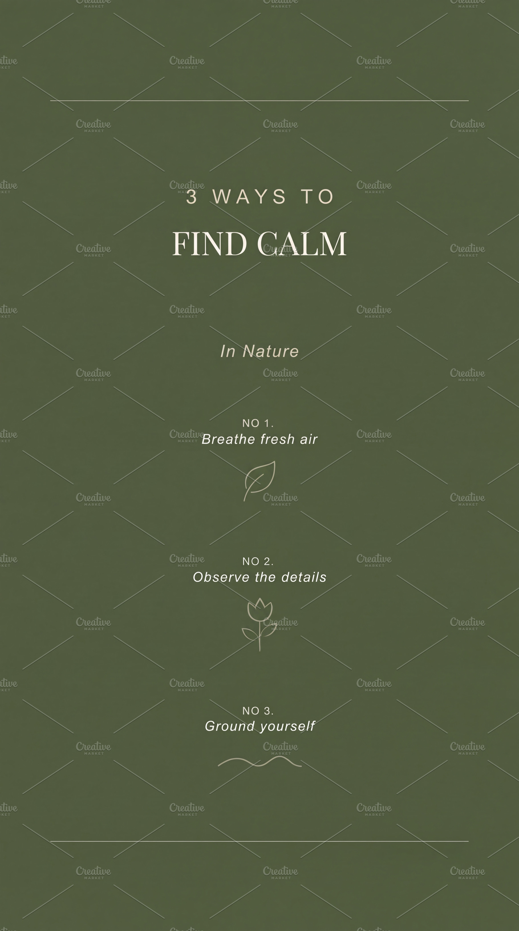 Minimalist Wellness Infographic, a Wallpaper Photo by Virgo Studio