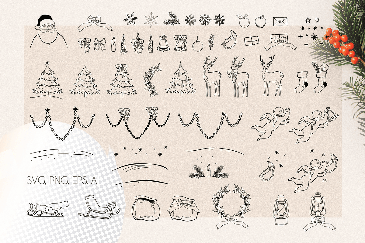 Christmas tale - holidays art, an Object Graphic by DigARTbyHavroshka (Photo 4 of 11)