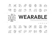 Wearable Technology Icon Set, an Outline Icon by Prosymbols (Thumbnail 1 of 5)