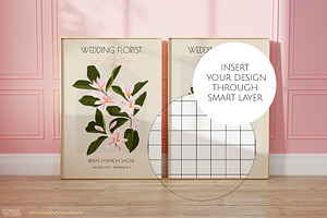 Frame Mockups Vintage Pink Peach