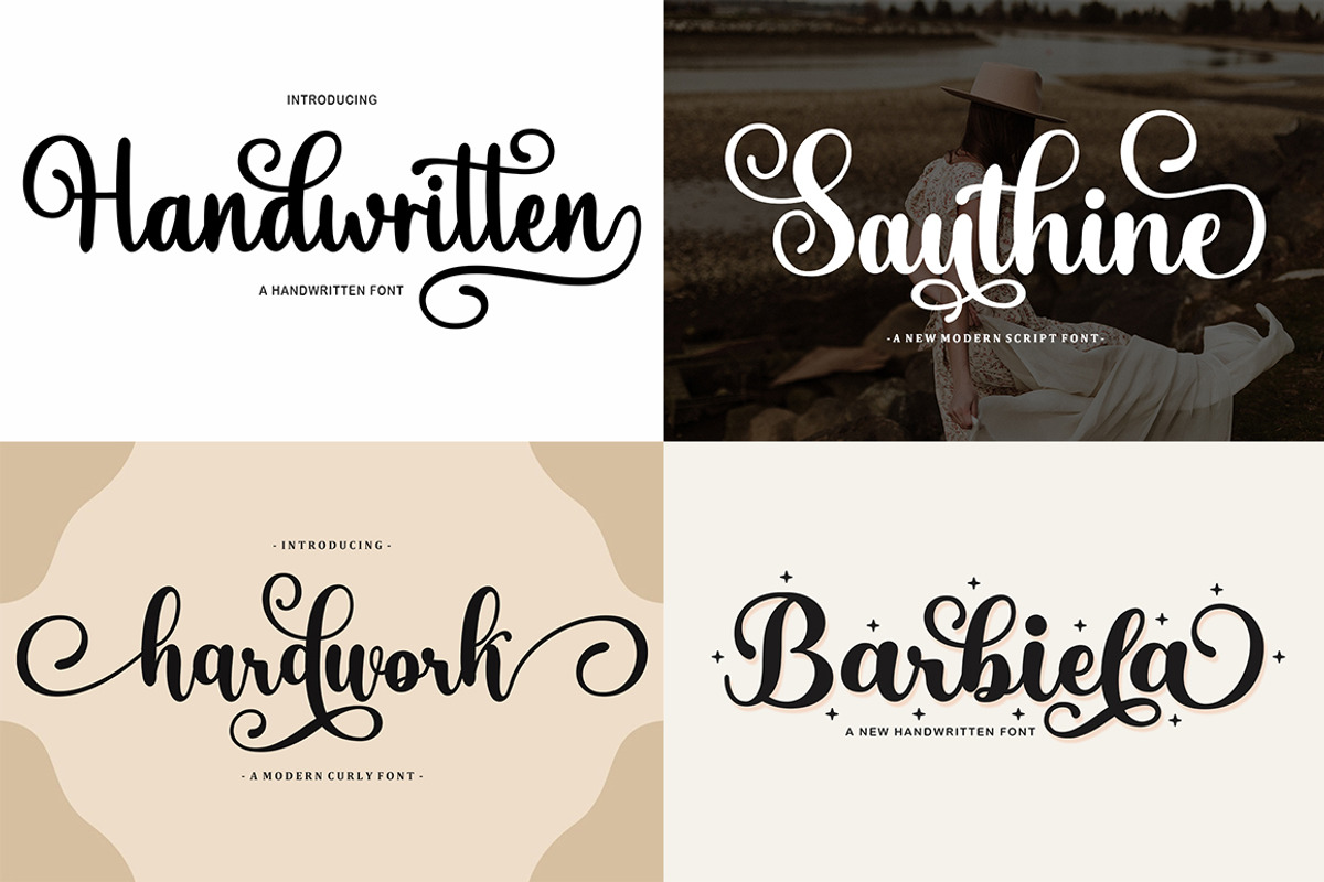 Super Big - Collection Font Bundle, a Script Font by Bosstype Studio (Photo 5 of 12)