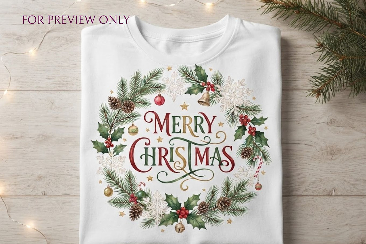 Christmas PNG Holiday Bundle, a Decorative Illustration by Arslan (Photo 5 of 8)