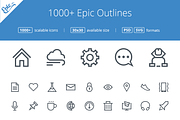 1000+ Epic Outline icons, an Outline Icon by EpicShop (Thumbnail 1 of 5)