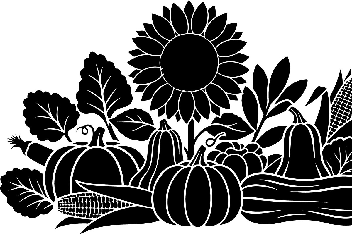 Thanksgiving Harvest Silhouette, an Illustration by Creativeshirt (Photo 48 of 51)