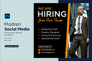 We are hiring Social Media Post 27, a Templates & Theme by shahsoft (Thumbnail 1 of 2)