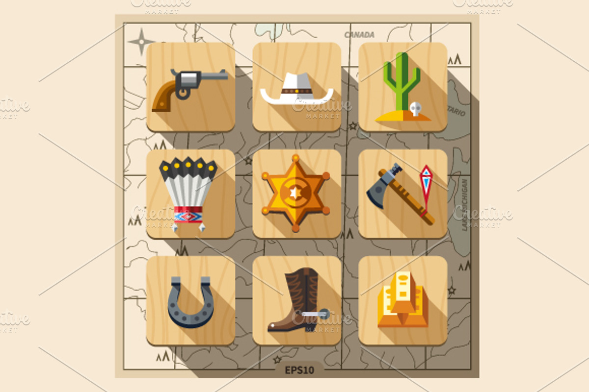 Cowboys and Wild West Icons