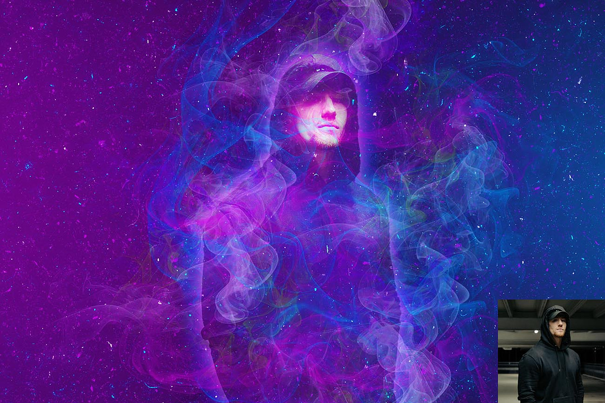 Cyber Smoke & Vapor FX Ps Action, an Action Add-On by Studio Retouch (Photo 10 of 15)