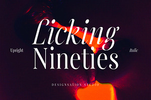 Licking Nineties Serif