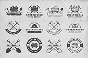 36 Vintage Mining Emblems part 2, a Branding & Logo Template by AkimD (Thumbnail 5 of 6)