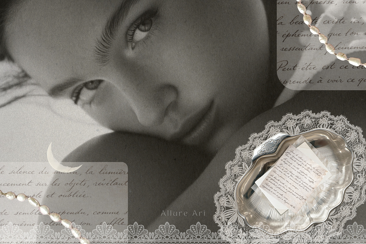 Vintage Collage Kit Lace & Paper, an Object Graphic by Allure Art (Photo 3 of 23)