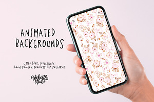 6 Animated Social Media Backgrounds, a Social Media Template by Webvilla Studio