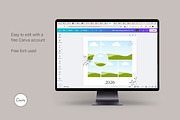 2026 Photo Collage Calendar Template, a Poster Template by R-studio (Thumbnail 7 of 8)