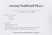 A0 Printable Wall Calendar 2025/2026, a Stationery Template by 3PointsCreative (Thumbnail 8 of 8)