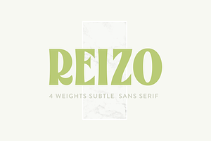 Reizo - a subtle sans serif