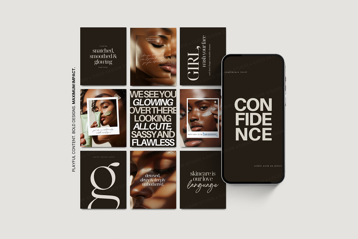 Beauty Skincare Instagram Quotes, a Social Media Template by COCO Designs (Photo 12 of 17)