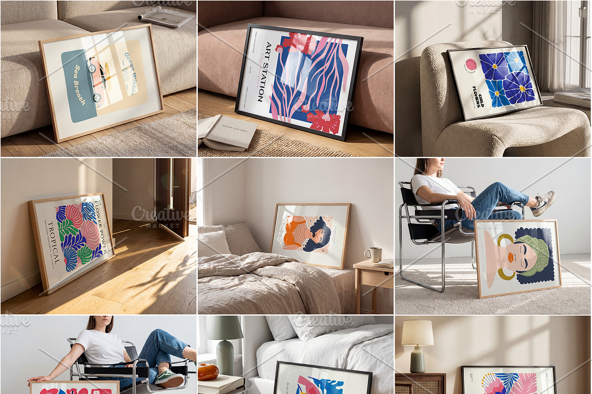 100 Horizontal Frame Mockup Bundle, a Household Mockup by MockupShopi (Photo 6 of 17)
