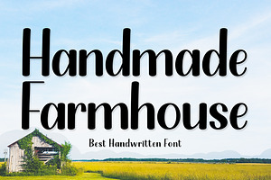 Handmade Farmhouse, a Sans Serif Font by Rotterlab Studio