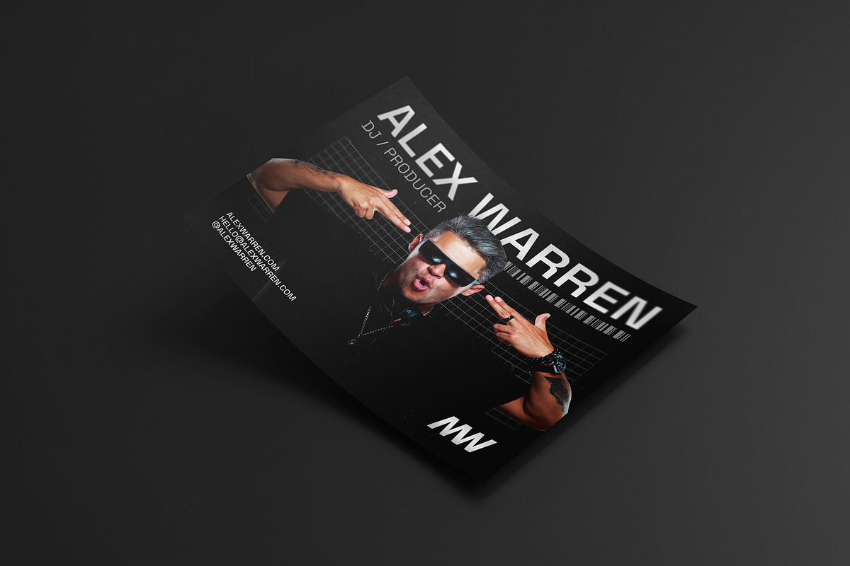 Pro DJ PressKit / EPK Template, a Resume Template by vinyljunkie (Photo 4 of 8)