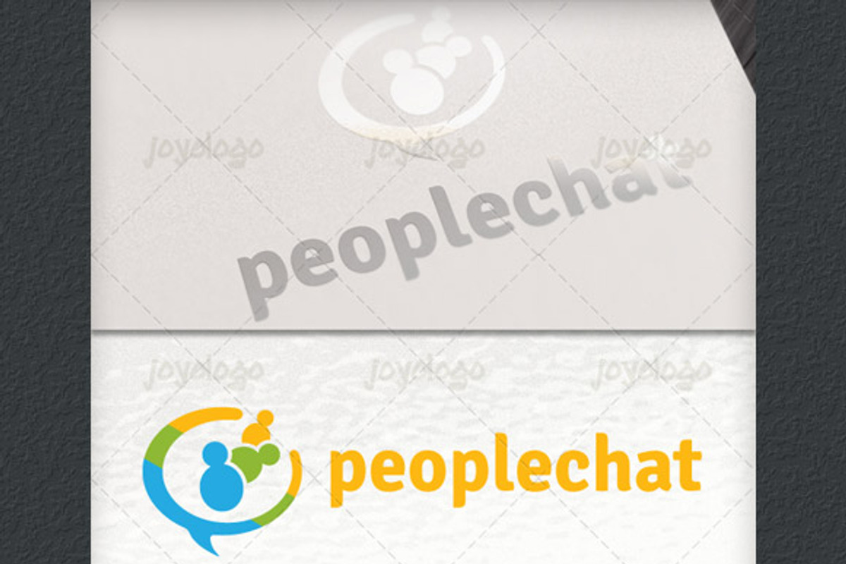 Talking Social Chat People Logo, a Branding & Logo Template by joyologo (Photo 2 of 3)