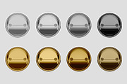 Pin Button Badge Mockup, a Product Mockup by Honnum Graphic Art (Thumbnail 9 of 11)
