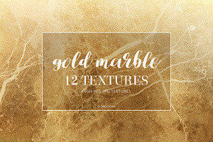 Gold Marble Texture Backgrounds