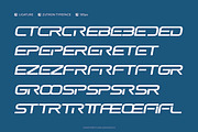 Zutron - Futuristic Display Font, a Font by Flawless And Co (Thumbnail 9 of 10)