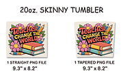 Teacher Change The World Tumbler, an Arts & Entertainment Photo by LamanAzalea (Thumbnail 2 of 2)