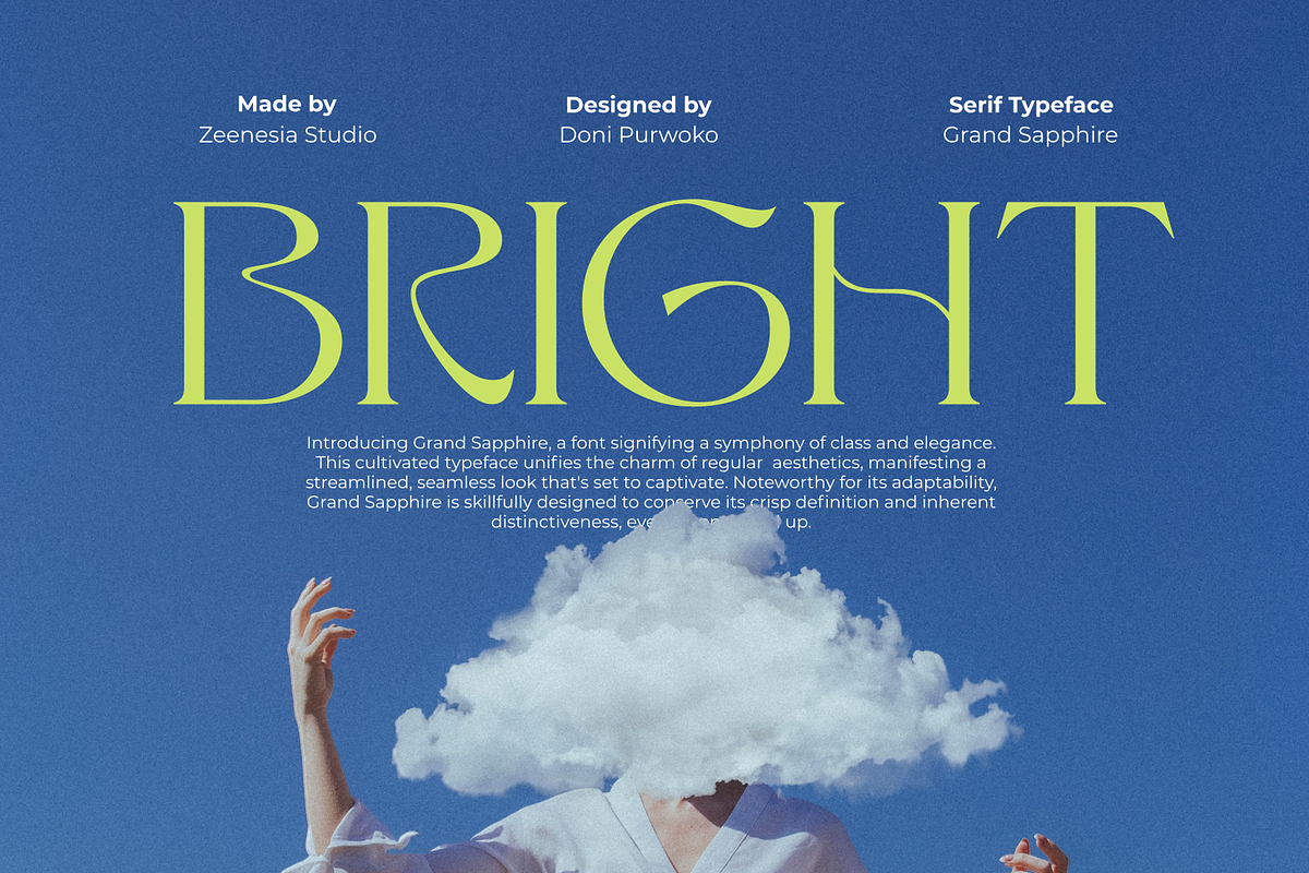 Grand Sapphire, a Serif Font by zeenesia (Photo 3 of 19)