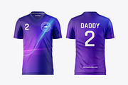 V Neck Men's Jersey Mockup, a Product Mockup by Mockupdaddy (Thumbnail 9 of 9)