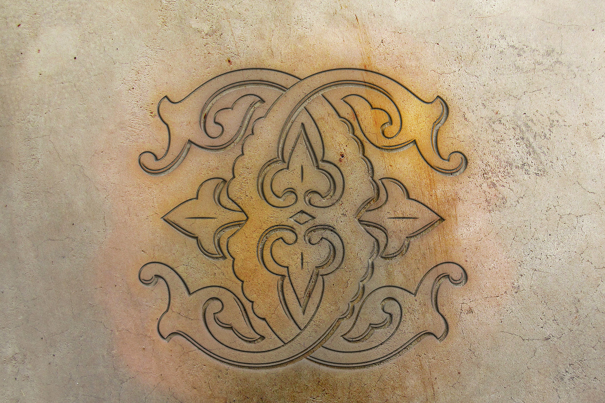 CC Monogram, an Illustration by Shuler Studio (Photo 3 of 6)