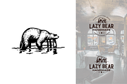 Lazy Bear for Beer Product Logo, a Branding & Logo Template by lineandcircle (Thumbnail 1 of 3)