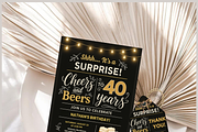 Surprise 40th Birthday Invitation, a Card Template by Shinehoon (Thumbnail 3 of 5)