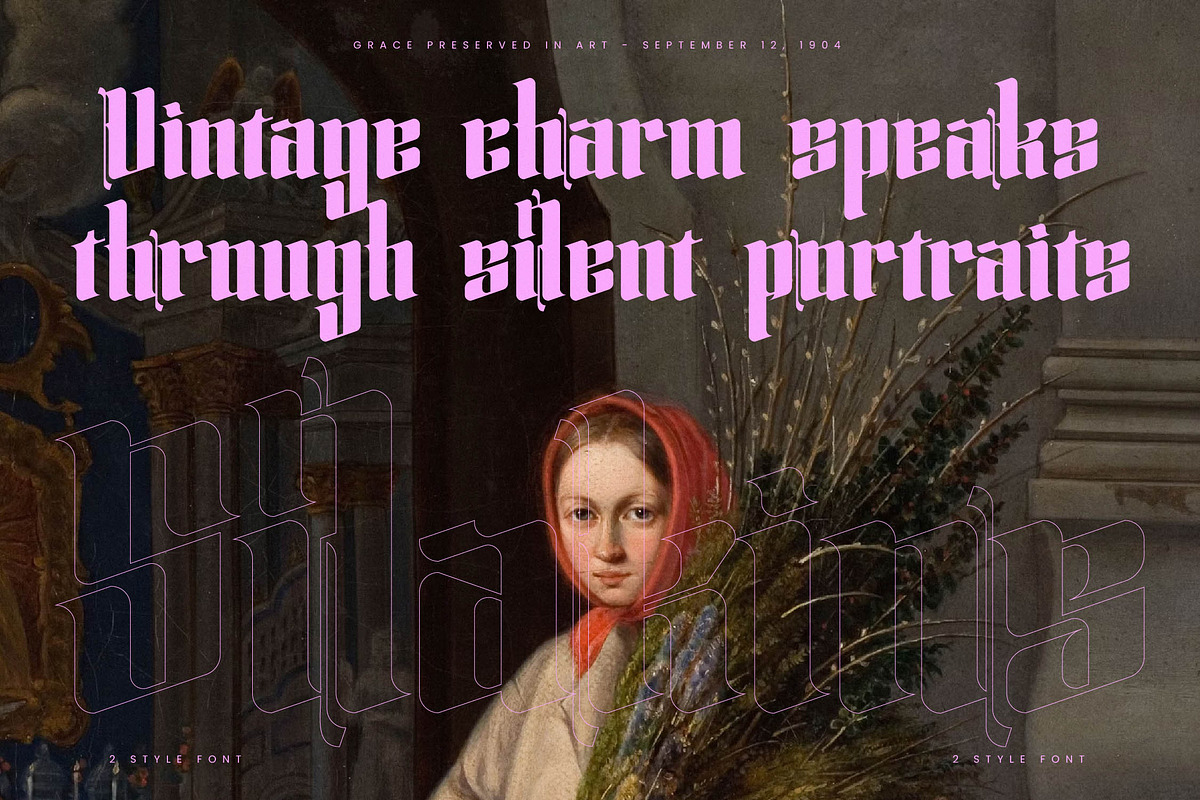 Silakins Blackletter Display, a Blackletter Font by timelesstype.co (Photo 15 of 20)