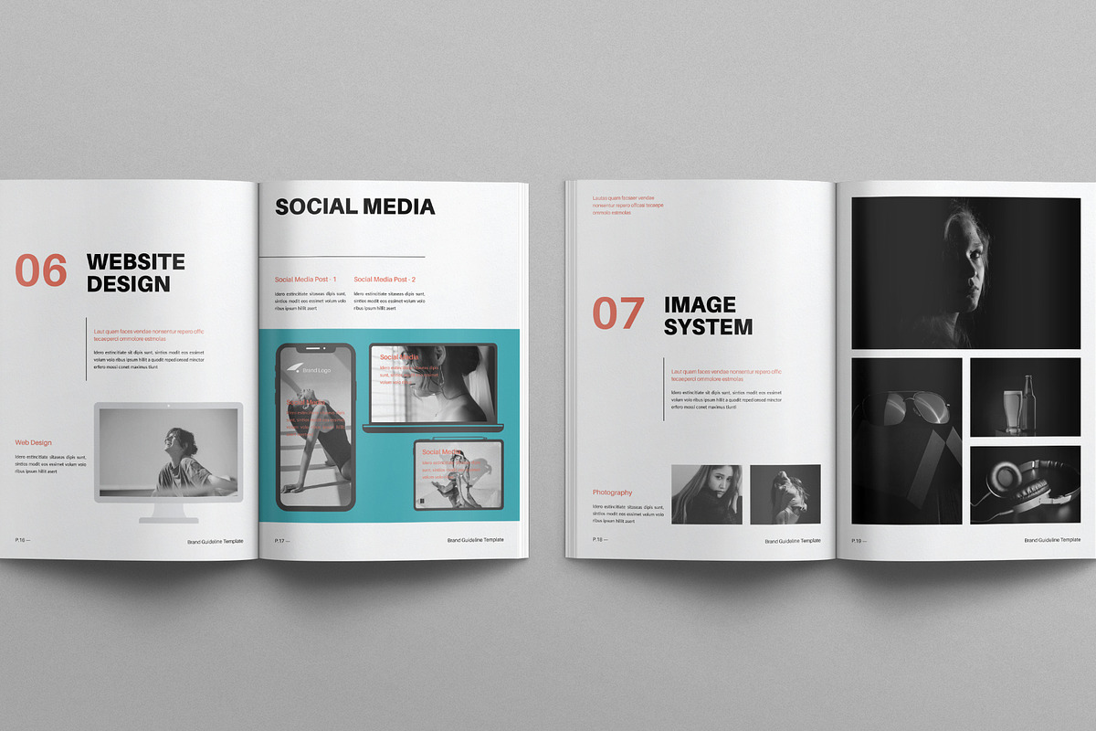 Brand Guidelines Template, a Brochure Template by E-Type (Photo 7 of 8)