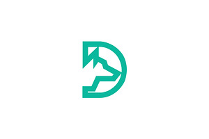 D Dog Logo, a Branding & Logo Template by Creative_Graphic