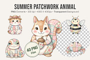Summer Patchwork Animal, an Illustration by Artnoy (Thumbnail 1 of 8)